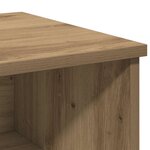 vidaXL Tables de chevet 2 Pièces chêne artisanal bois d'ingénierie
