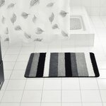 RIDDER Tapis de salle de bains Carl 60 x 90 cm Gris 7102307