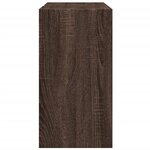 vidaXL Armoire d'évier chêne marron 63x29x55 cm bois d'ingénierie