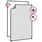 vidaXL Moustiquaire magnétique pour fenêtres anthracite 80x120 cm