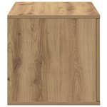 Meuble de rangement vidaXL en chêne  118x41x40 cm  en bois aggloméré