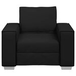 vidaXL Fauteuil canapé Noir 99 x 78 x 84 cm Cuir artificiel