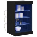 vidaXL Buffet Chêne noir 41 x 37 x 67 cm Bois d'ingénierie