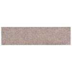 Vidaxl tapis d'escalier autocollants rectangulaire 15pièces 76x20cm crème