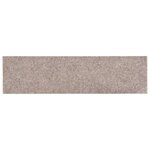 vidaXL Tapis d'escalier autocollants Rectangulaire 15Pièces 76x20cm Crème