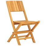 vidaXL Ensemble à manger de jardin 7 Pièces Bois de teck solide