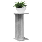 vidaXL Support de Plante Sonoma gris 25 x 25 5 x 60 5 cm