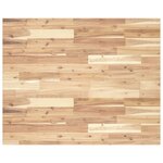vidaXL Dessus de table rectangulaire 100x80x2 cm bois massif d'acacia