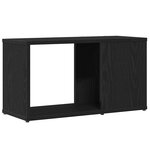 vidaXL Meuble TV chêne noir 60x24x32 cm bois d'ingénierie