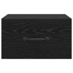 vidaXL Cabinet de chevet Chêne noir 35 x 35 x 20 cm Bois d'ingénierie