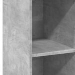vidaXL Buffet gris béton 40x41x124 cm bois d'ingénierie