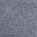 vidaXL Chaises pivotantes à manger lot de 6 gris clair tissu