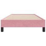 vidaXL Cadre de lit sans matelas rose 90x210 cm velours