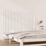 vidaXL Tête de lit murale Blanc 147x3x90 cm Bois massif de pin