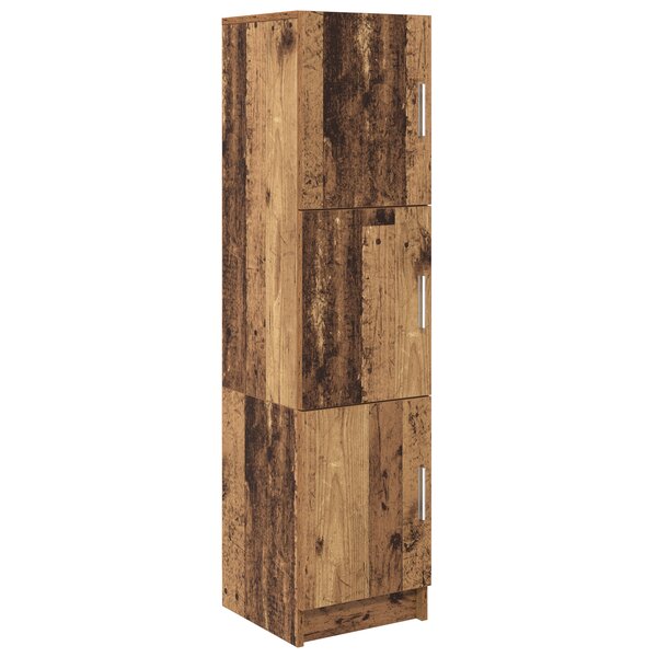 vidaXL Buffet marron Bois usé Faux bois Compact Buffet marron
