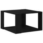 vidaXL Table basse Chêne noir 85 x 55 x 31 cm Bois d'ingénierie