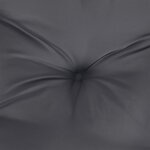 vidaXL Coussin de palette anthracite 70x70x12 cm tissu