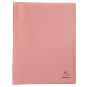 Protège-documents En Polypropylène Semi Rigide Chromaline Pastel 80 Vues - A4 - Corail - X 10 - Exacompta