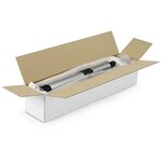 Caisse carton longue double cannelure à grande ouverture raja 100x20x20 cm (lot de 10)