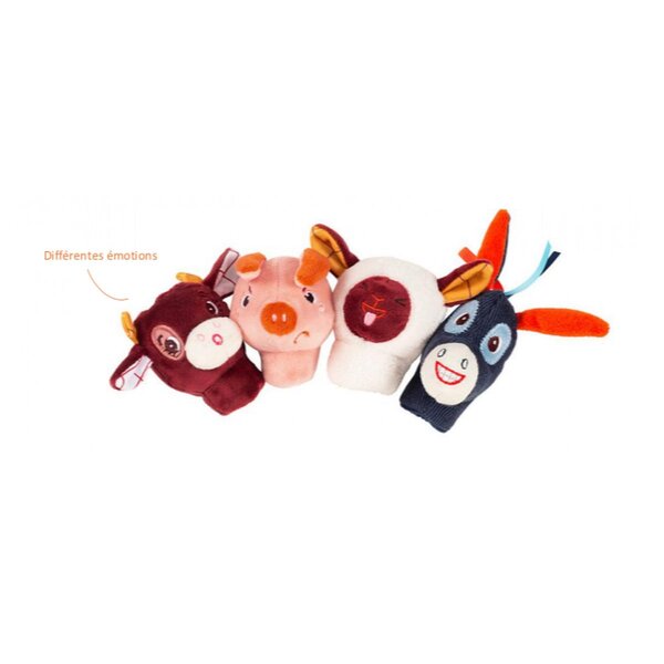 Jeu de marionnettes a doigts theme ferme