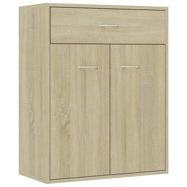 vidaXL Buffet Chêne sonoma 60x30x75 cm Bois d'ingénierie