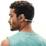 Casque à conduction osseuse bluetooth shokz openrun gris
