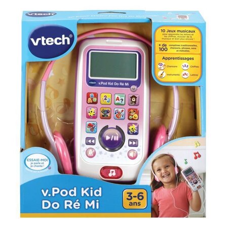 Vtech - V.Pod Kid Do, Ré, Mi rose - 3 - 6 ans