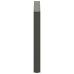 vidaXL Pieds de table à manger en U 2 pièces Anthracite 100 x (72-73) cm Acier