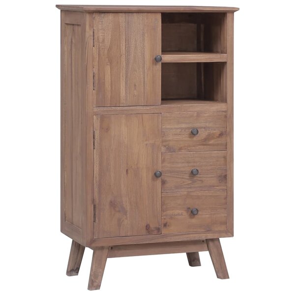 vidaXL Buffet 60x30x100 cm Bois de teck solide