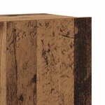 vidaXL Meubles TV muraux 6 Pièces vieux bois bois d'ingénierie