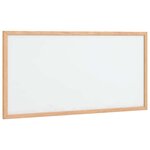 vidaXL Tableau blanc magnétique avec cadre bois de pin massif 60x30 cm