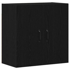 vidaXL Armoire murale en chêne noir 60 x 31 x 60 cm Bois d'ingénierie