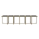 vidaXL Ensemble à dîner de jardin coussins 13 Pièces Résine tressée Beige