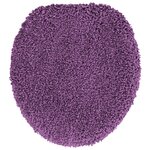 vidaXL Ensemble de tapis de bain antidérapants 3 Pièces Violet PP