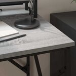 vidaXL Bureau Sonoma gris 100 x 50 x 86.5 cm Bois d'ingénierie