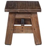 vidaXL Tabouret Naturel 30 x 20 x 20 cm Bois d'Acajou