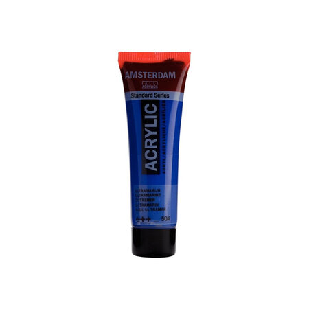 Peinture acrylique en tube outremer 20ml - amsterdam