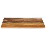 vidaXL Dessus de table carré 70x70 cm 15-16 mm Bois de récupération