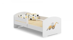 Lit enfant LUK BAR 160x80 tracteur avec matelas