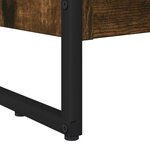 vidaXL Bibliothèque Chêne Fumé 80 x 30 x 155 cm Bois d'ingénierie