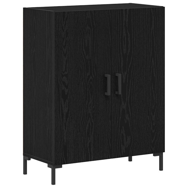 vidaXL Buffet Chêne noir 69 5 x 34 x 90 cm Bois d'ingénierie