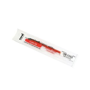 Recharge pour Roller UM153 encre gel Signo Broad UMR10 Pointe Large 1mm Rouge UNI-BALL