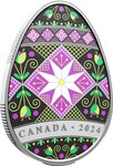Pièce de monnaie en Argent 20 Dollars g 31.82 Millésime 2024 Pysanka PYSANKA