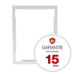 Cadre d'encastrement Eclipse blanc 9016M