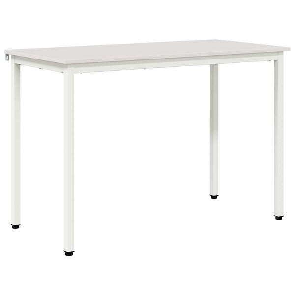 vidaXL Table de salle à manger / Table de repas Blanc 110 x 55 x 75 cm