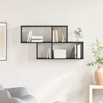 vidaXL Étagère Murale Chêne Noir 100x20x53 cm Bois Contreplaqué