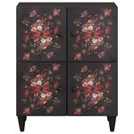 vidaXL Armoires de rangement avec porte Multicolore 60 x 33 5 x 75 cm