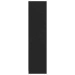 vidaXL Garde-robe Noir 100x50x200 cm Bois d'ingénierie