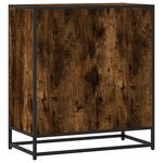 vidaXL Buffet chêne fumé 68x35x76 cm bois d'ingénierie