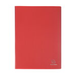 Protège-documents polypropylène semi-rigide 24x32cm* - 40 vues  - rouge